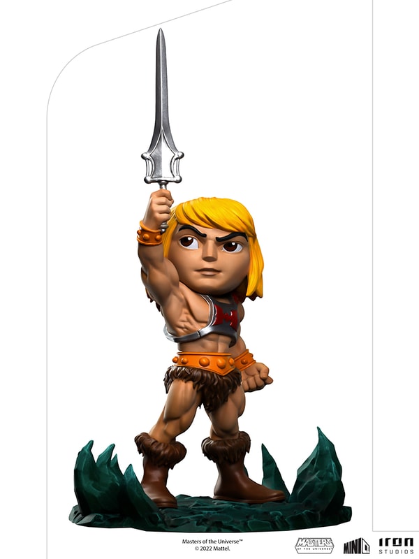 Iron Studios - MiniCo - Masters of the Universe - He-Man Statue 15cm - flash vidéo