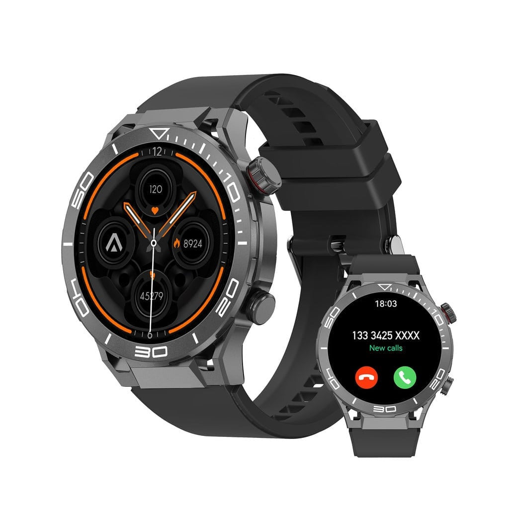 Abyx Fit - Saturn 4 - Montre connectée - Gris spatial - flash vidéo