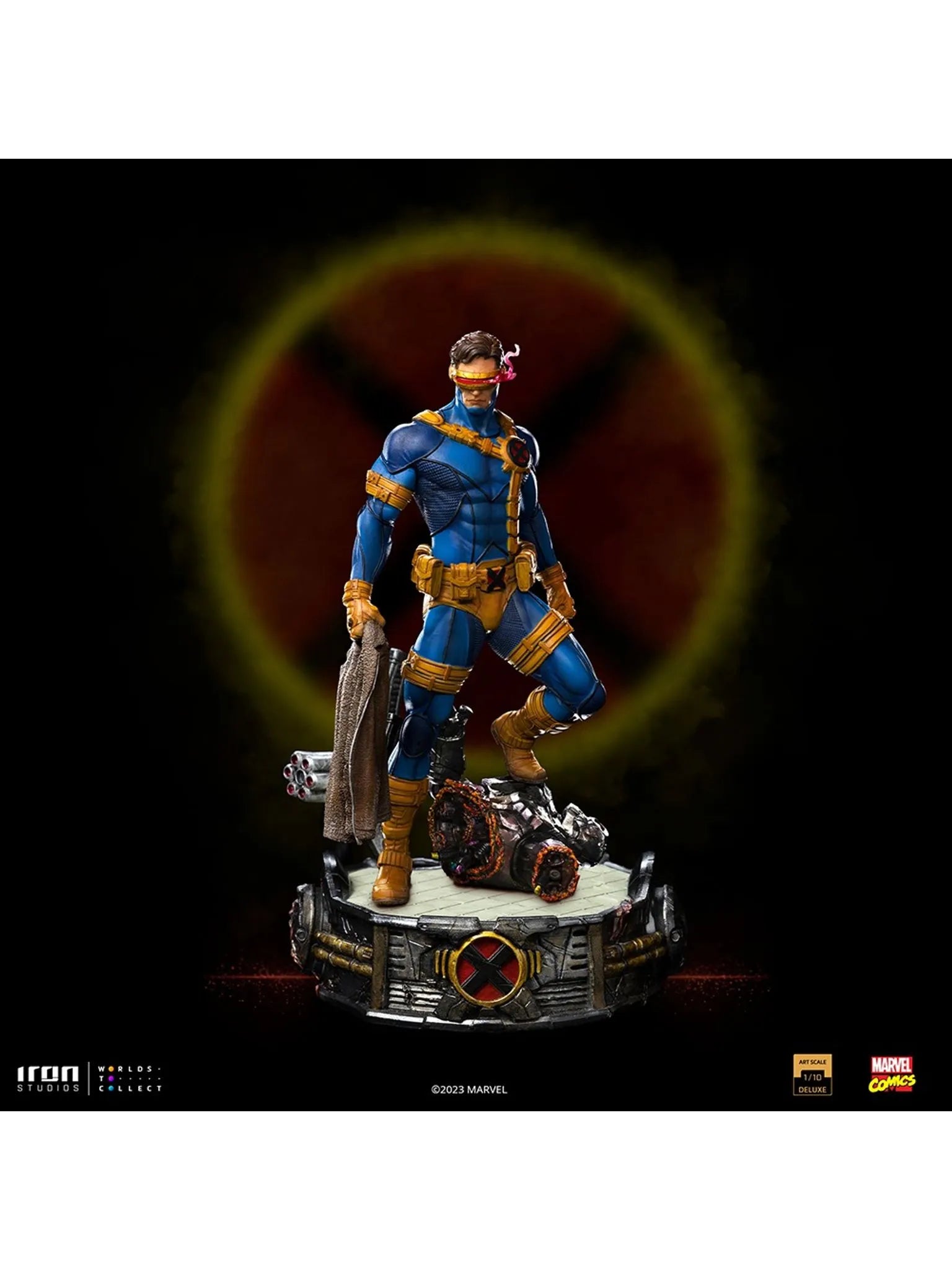 Iron Studios - Deluxe Arts Scale 1/10 - Marvel - X-Men - Cyclops Unleashed Statue 23cm - flash vidéo