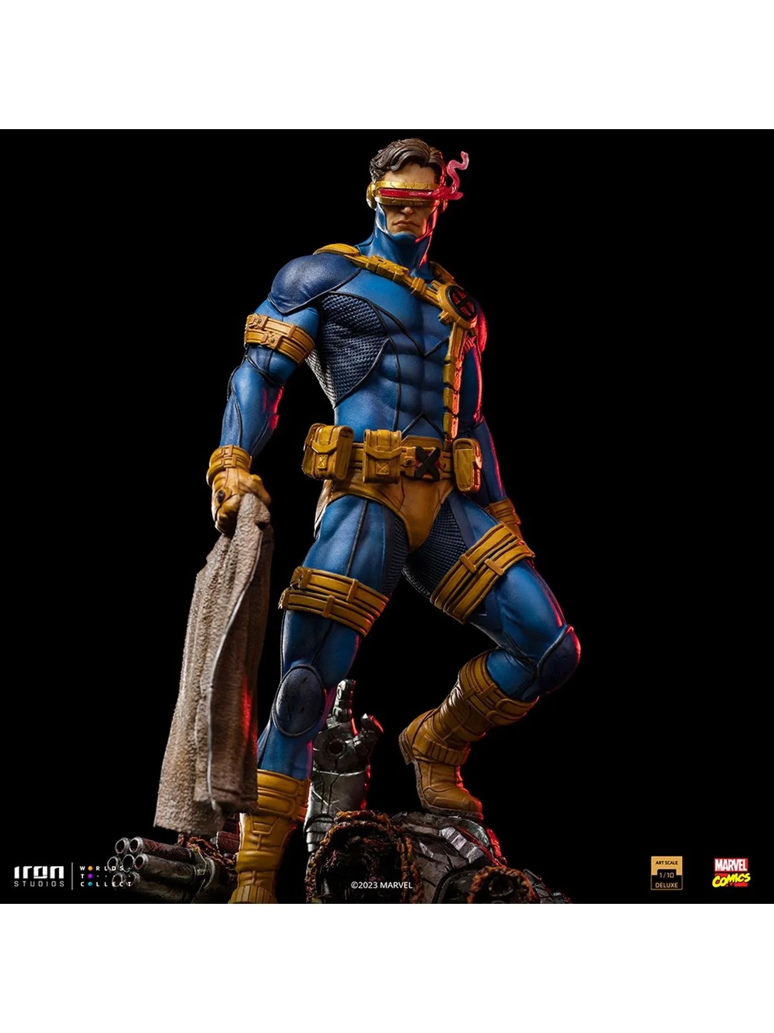 Iron Studios - Deluxe Arts Scale 1/10 - Marvel - X-Men - Cyclops Unleashed Statue 23cm - flash vidéo