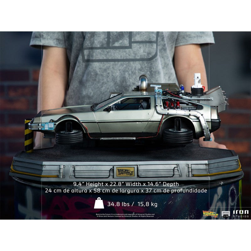 DELOREAN SET REGULAR VERSION - BACK TO THE FUTURE PART II - ART SCALE