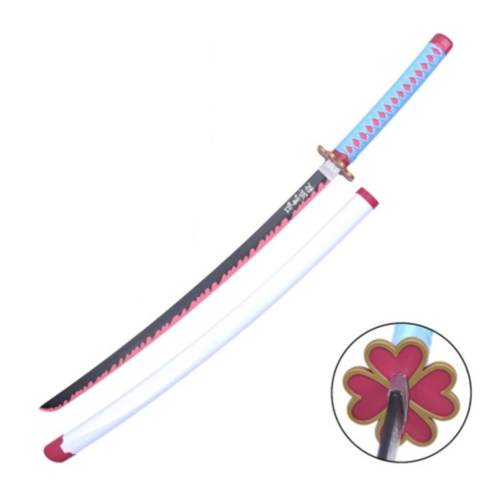Katana en bambou - Inspiré du katana de Mitsuri Kanroji (Demon Slayer) - flash vidéo