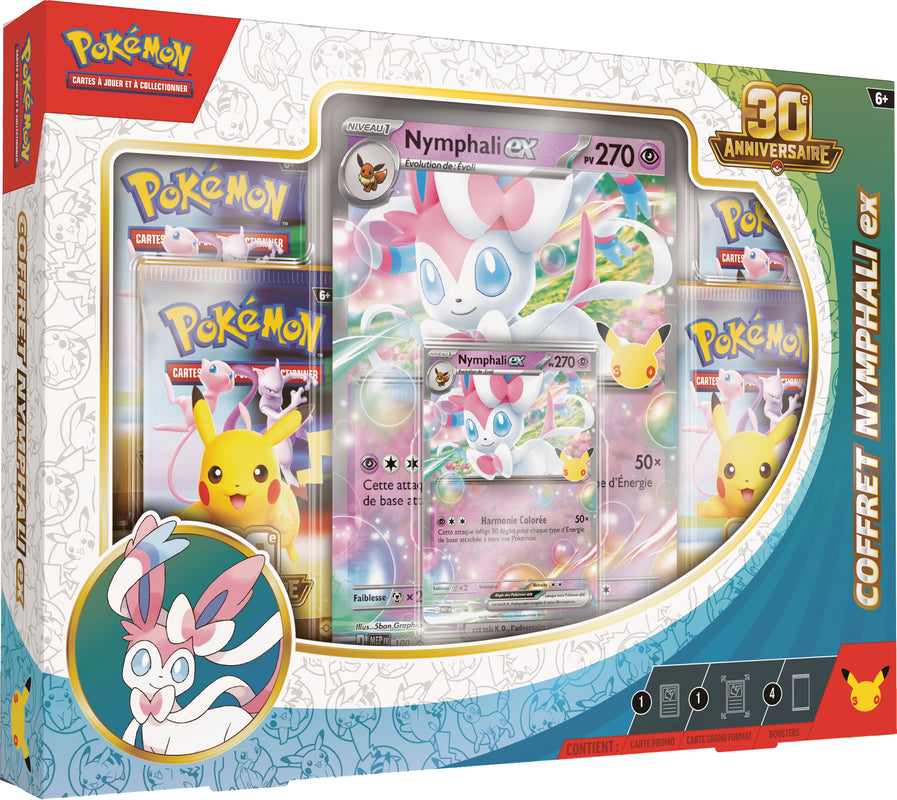 Pokémon JCC : Coffret 30e Anniversaire - Nymphali-ex