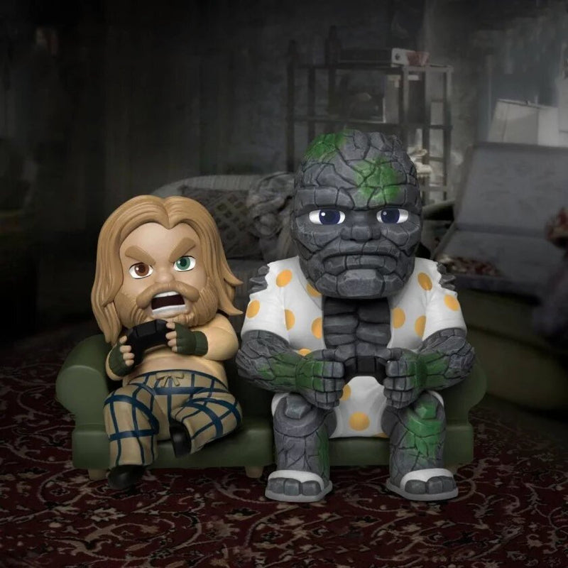Marvel - MEA-025SP - Avengers : Endgame - Bro Thor Series - Endgame Bro Thor & Korg Game Time