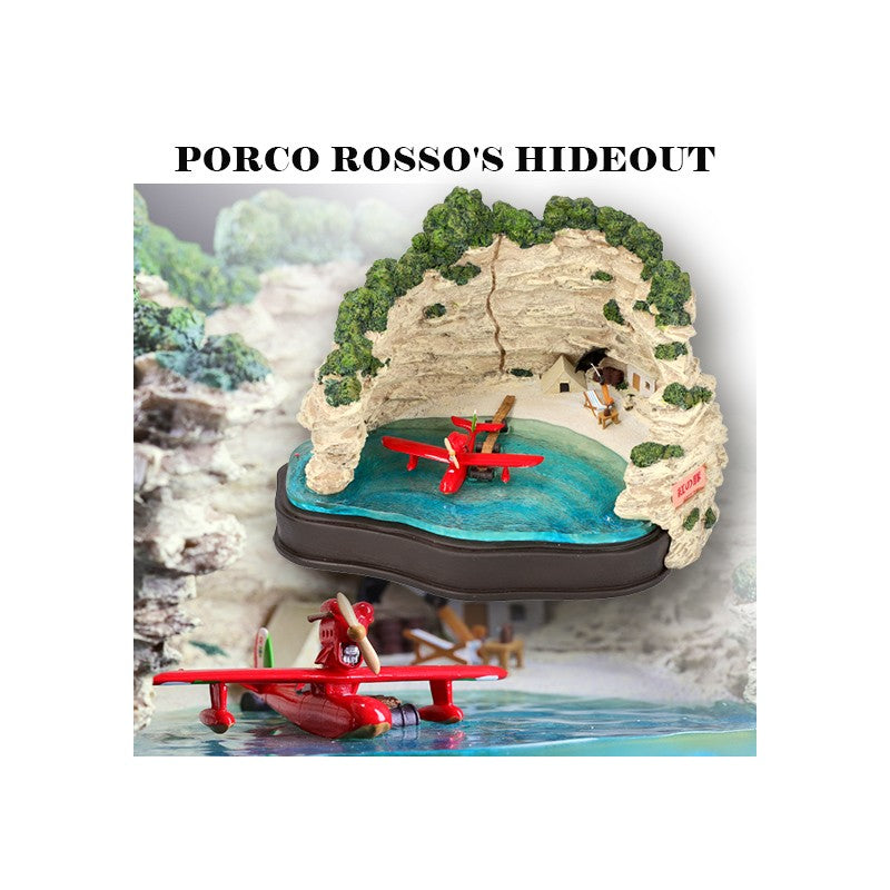 DIORAMA CACHETTE DE MARCO - PORCO ROSSO