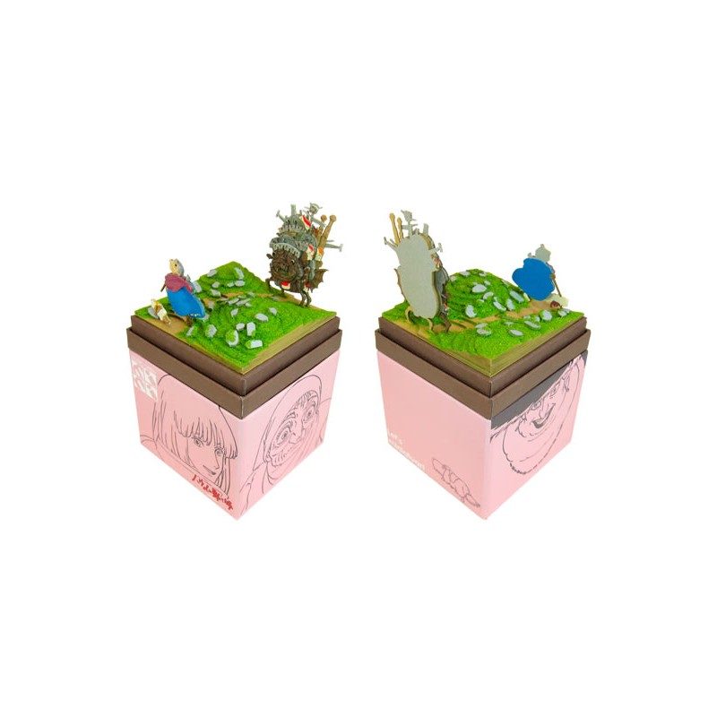 DIORAMA PAPIER CHÂTEAU DE HAURU & SOPHIE - LE CHÂTEAU AMBULANT