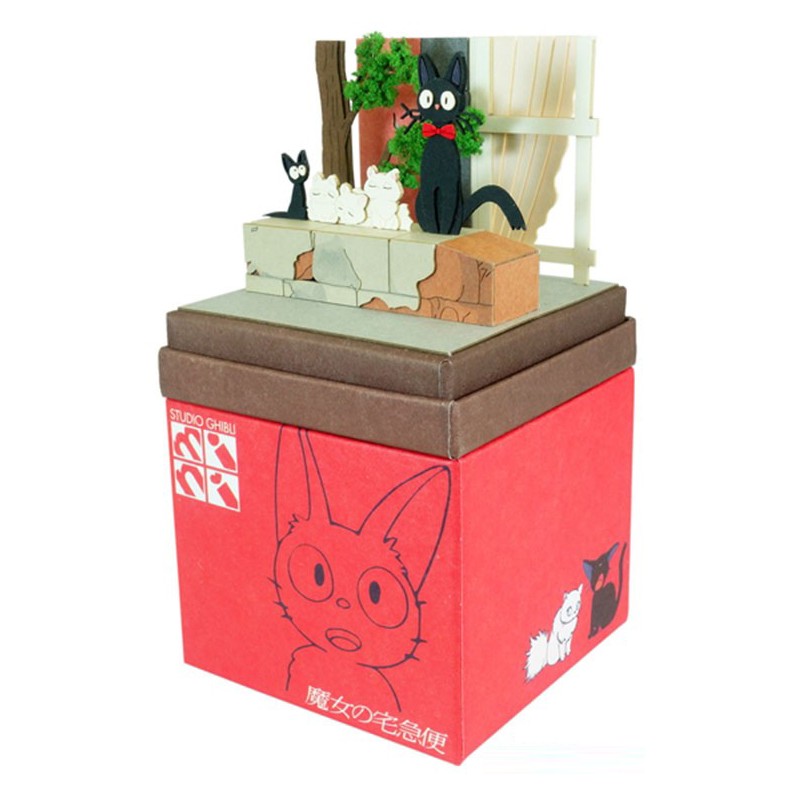 DIORAMA PAPIER JIJI ET CHATONS - KIKI LA PETITE SORCIÈRE