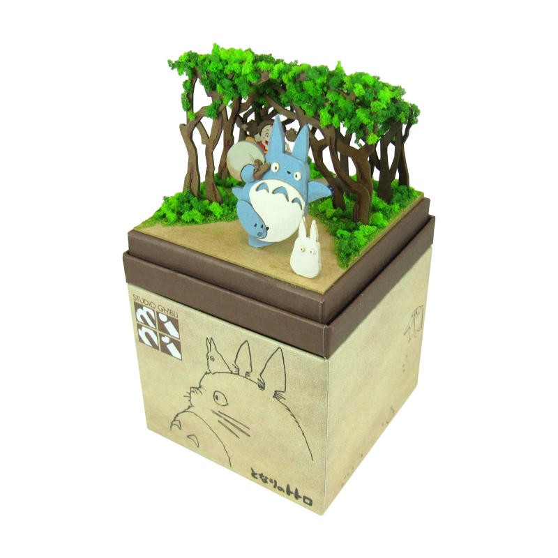 DIORAMA PAPIER MEI & TOTORO TUNNEL SECRET - MON VOISIN TOTORO