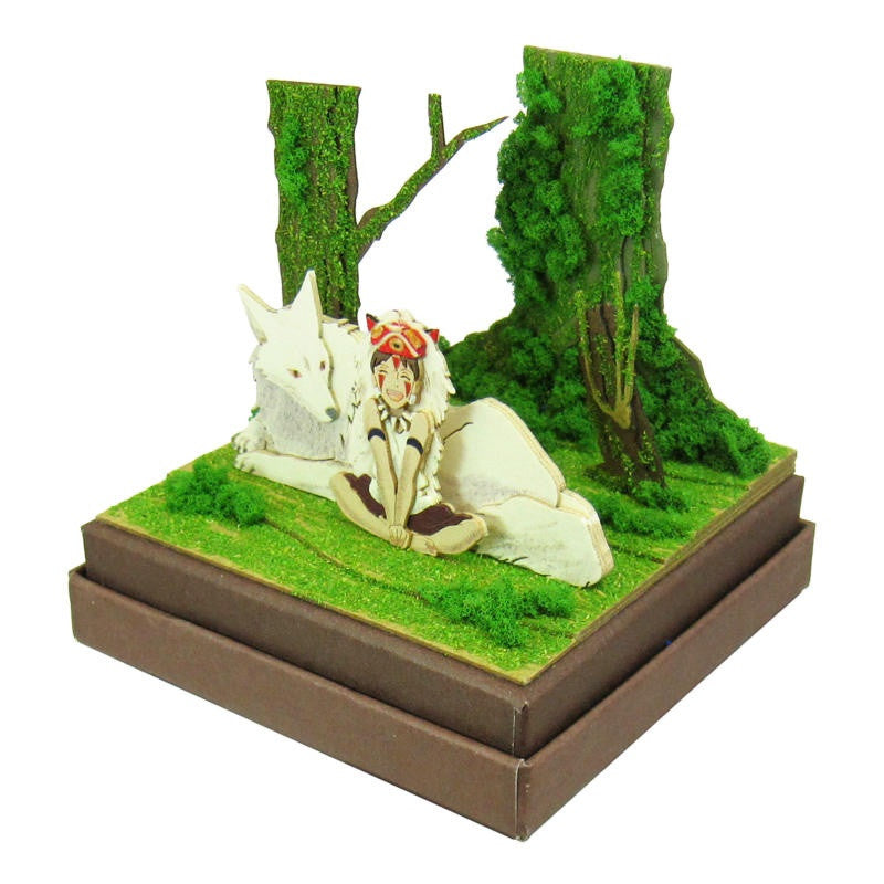 DIORAMA PAPIER SAN & LOUP MORO - PRINCESSE MONONOKÉ