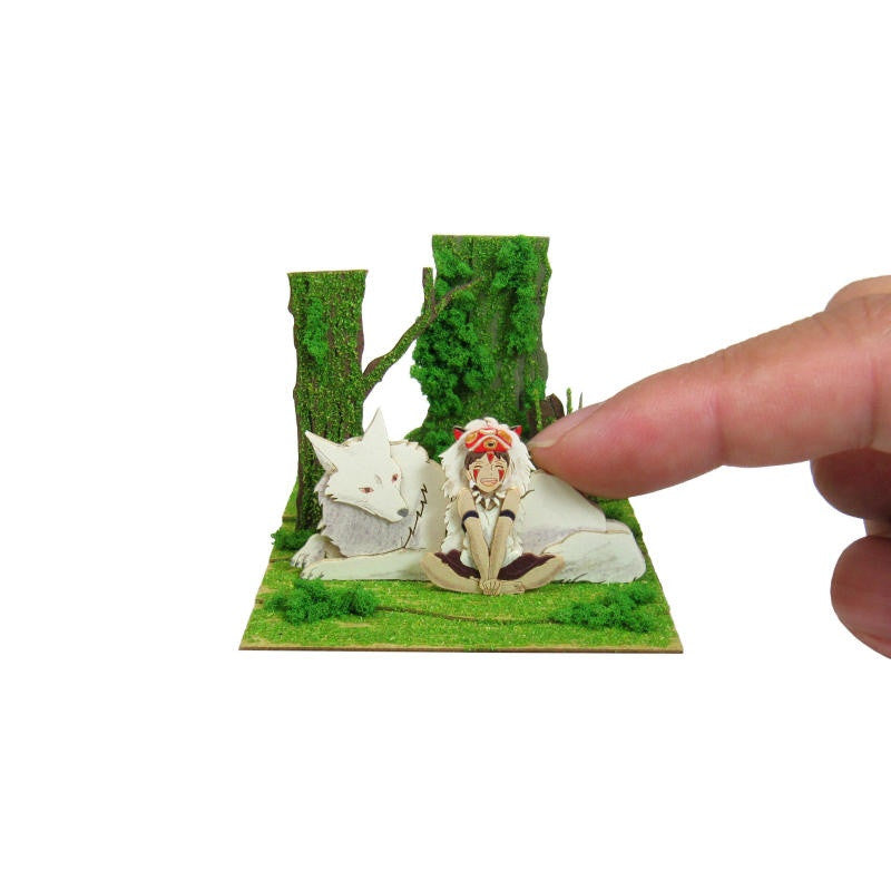 DIORAMA PAPIER SAN & LOUP MORO - PRINCESSE MONONOKÉ