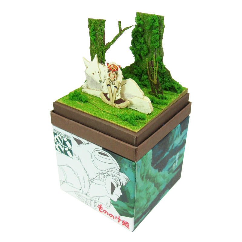 DIORAMA PAPIER SAN & LOUP MORO - PRINCESSE MONONOKÉ