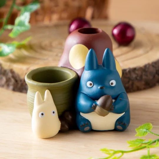 Ghibli - Mon voisin Totoro - Pot à crayon Totoro bleu & blanc - flash vidéo