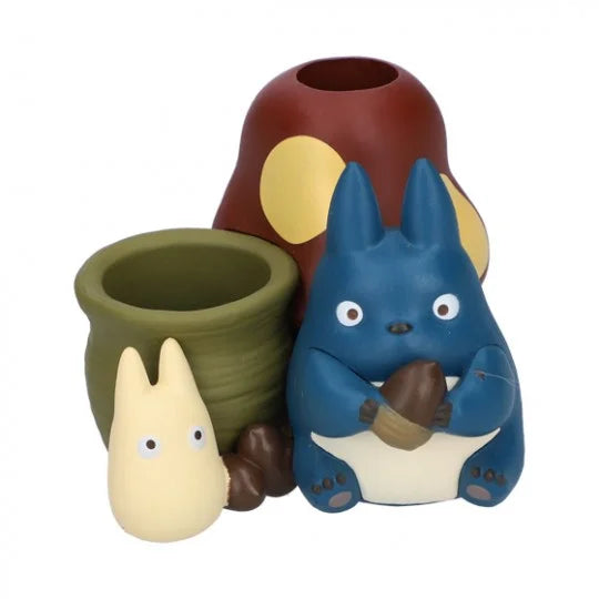 Ghibli - Mon voisin Totoro - Pot à crayon Totoro bleu & blanc - flash vidéo