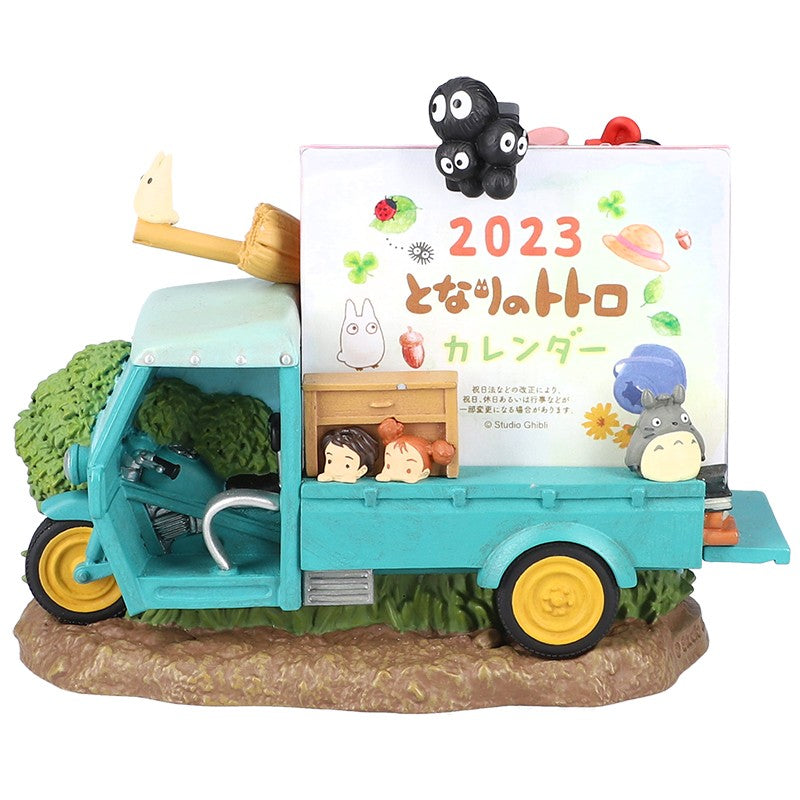 DIORAMA TRIPORTEUR TOTORO ET CALENDRIER - MON VOISIN TOTORO