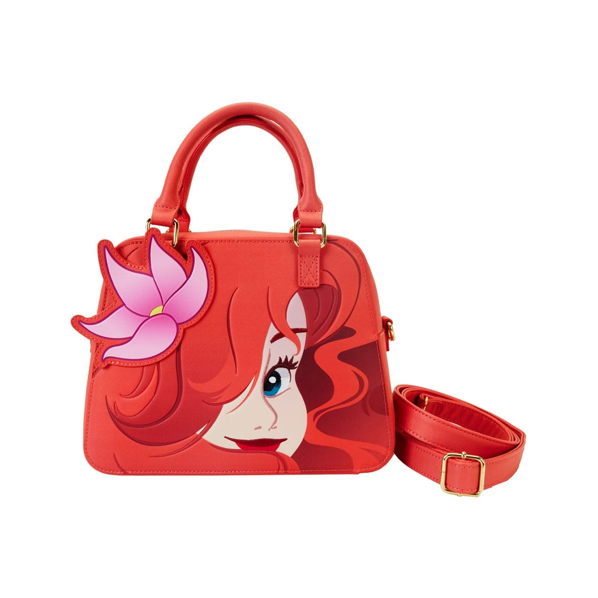 Loungefly: Disney - The Little Mermaid 35th Anniversary - Ariel Face Crossbody Bag