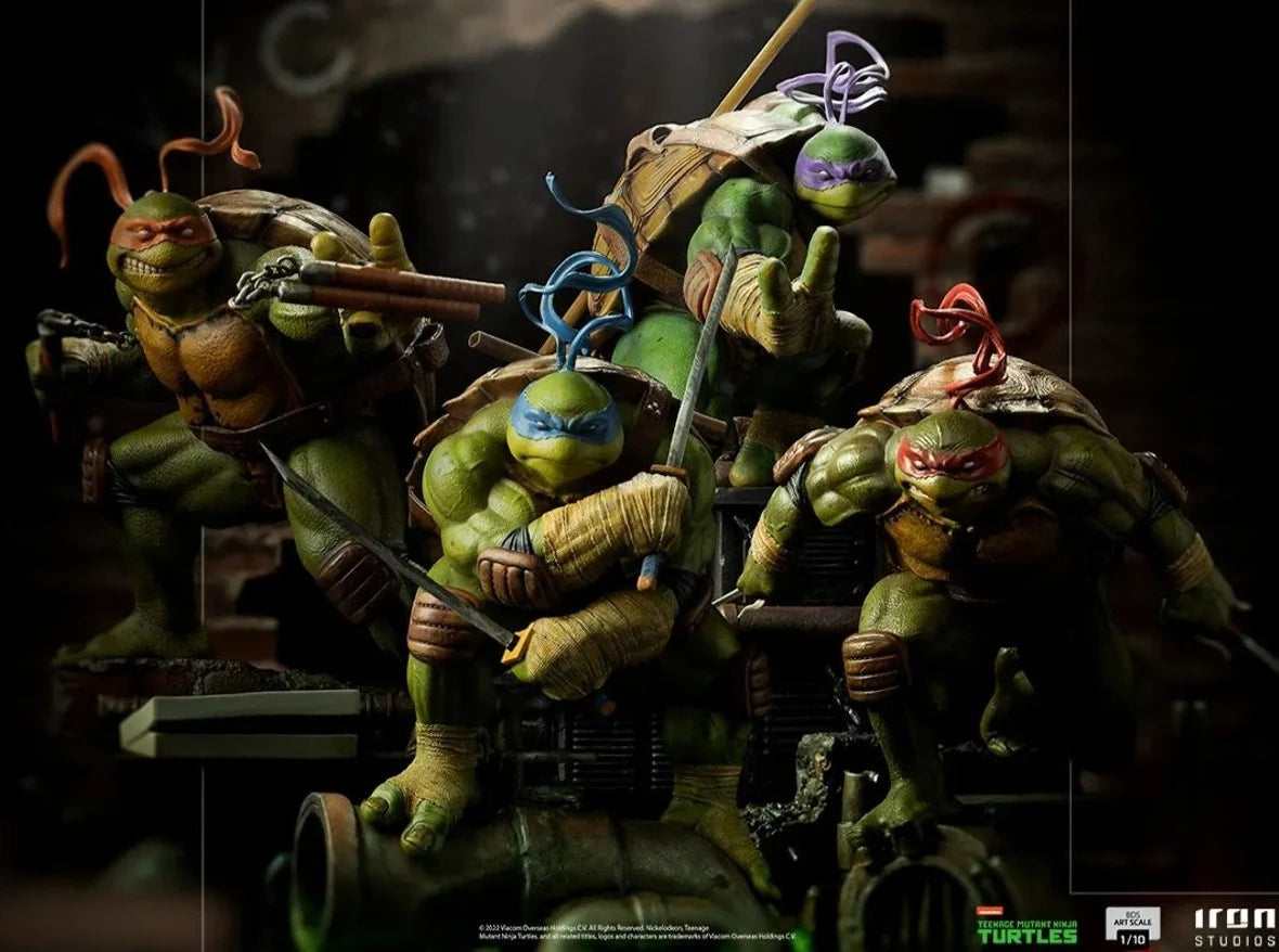 Iron Studios - BDS Arts Scale 1/10 - Teenage Mutant Ninja Turtles - Donatello Statue 24cm - flash vidéo