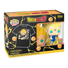 Funko Pop! & Tee: Dragon Ball Z: Majin Vegeta (Glow in the Dark) - L - flash vidéo