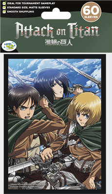 L'Attaque des Titans : Battle Trio (Sleeves)