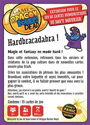 Game of Dragon Boules Dead : Ext.1 Grosse Baguette