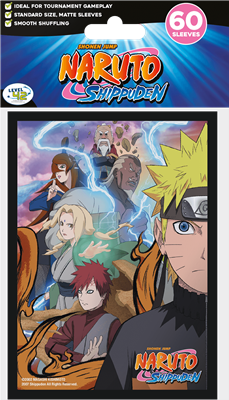 Naruto Shippuden - Ninja Fight - Sachet de 60 protèges cartes standard 59 x 86mm (taille japonaise)