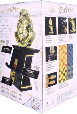 Cable Guys Ikon - Harry Potter - Poudlard Logo Support Lumineux Chargeur pour Téléphone et Manette - flash vidéo