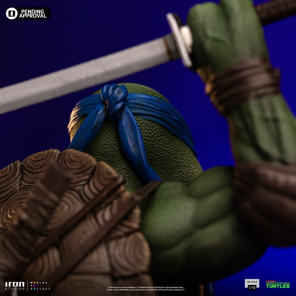 Iron Studios - Art Scale 1/10 - Teenage Mutant Ninja Turtles - Leonardo Statue 21cm - flash vidéo