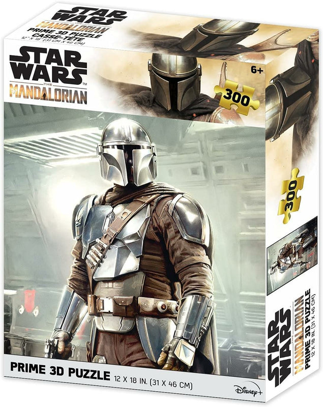 Star Wars: The Mandalorian - Puzzle lenticulaire Mando 300 pcs 46x31 cm