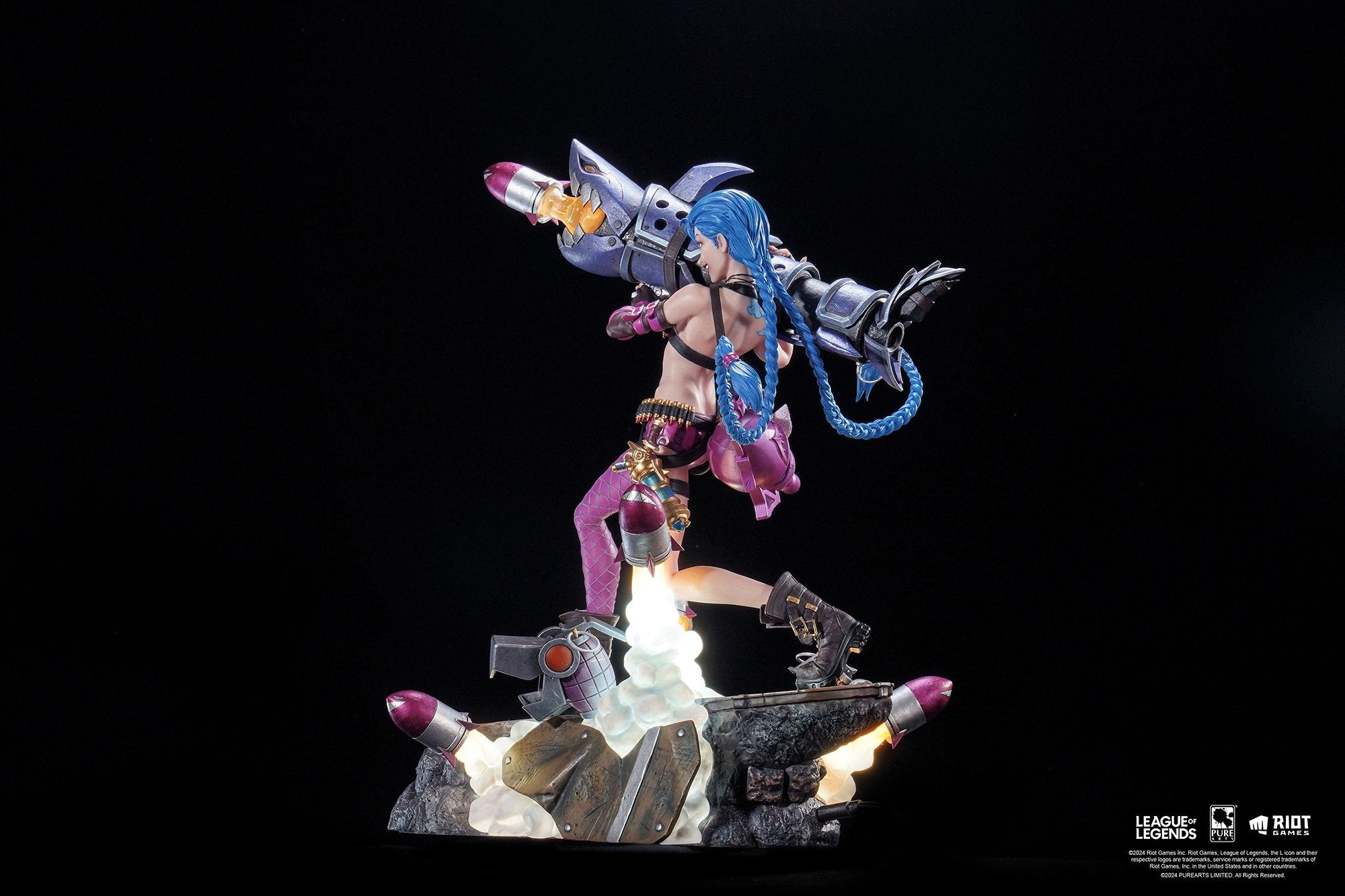PureArts - 1:6 Scale Statues - League Of Legends - Jinx Statue 31cm - flash vidéo