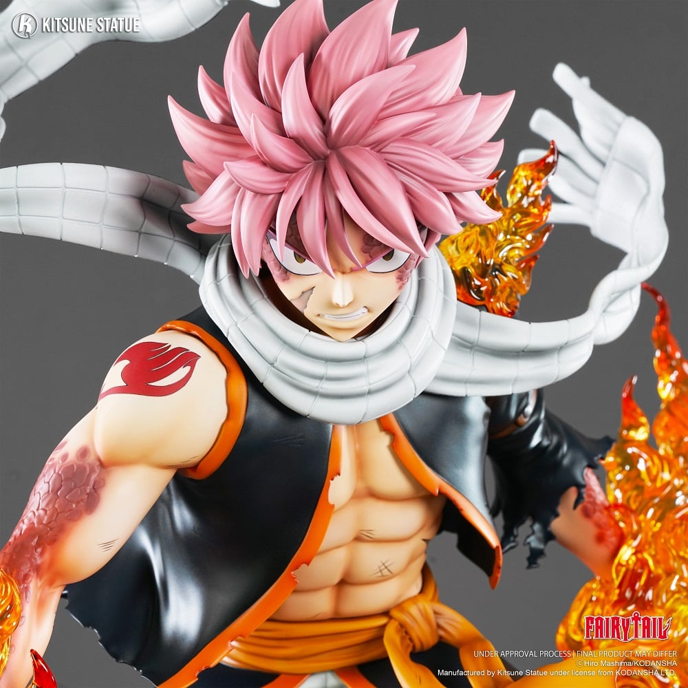 Legend Figure - Fairy Tail - Natsu Dragneel 1/4 Statue 50cm - flash vidéo
