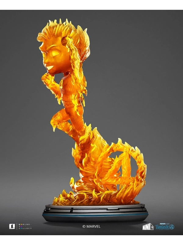 Iron Studios - MiniCo - Marvel - The Fantastic Four: First Steps - Human Torch Statue 21cm