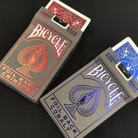 Bicycle - Carte de jeu Standard 56 pièce(s) MetalLuxe Cobalt Rider Back - flash vidéo