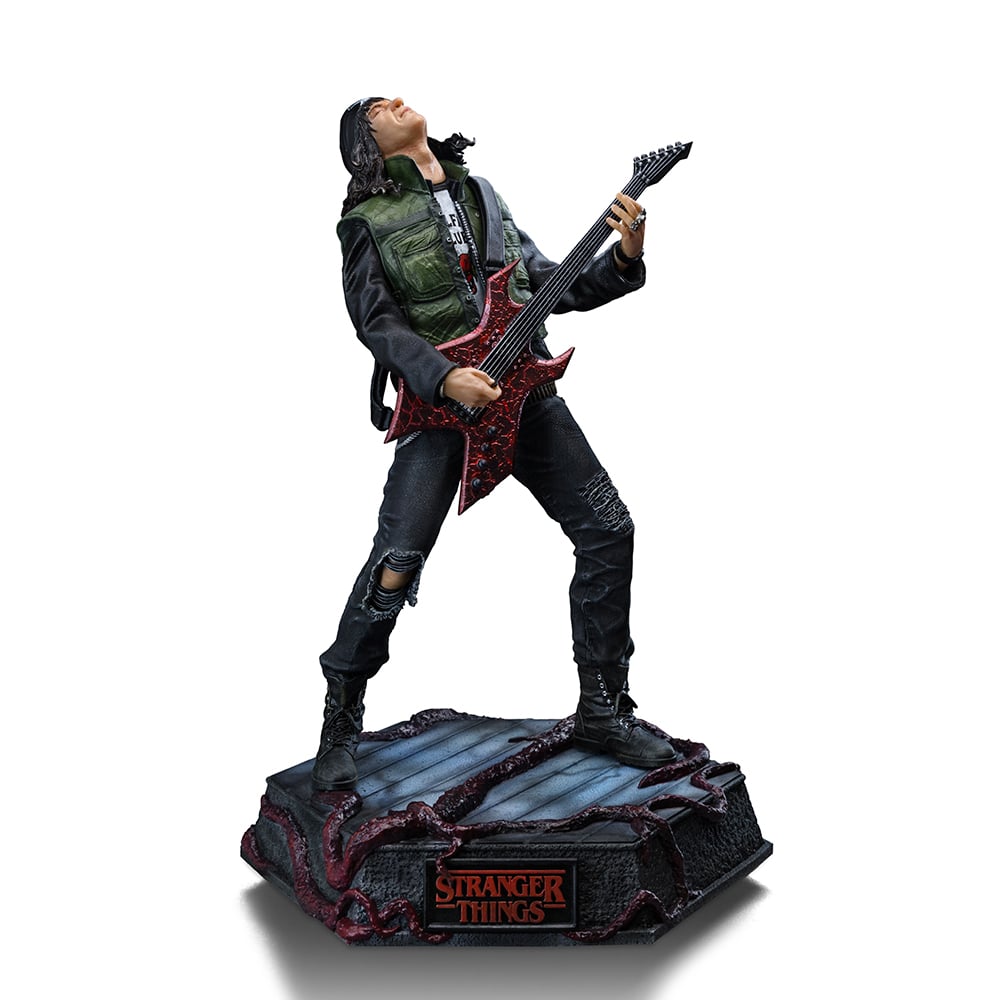 Iron Studios - Deluxe Art Scale 1/10 - Stranger Things - Eddie Munson Statue 20cm - flash vidéo
