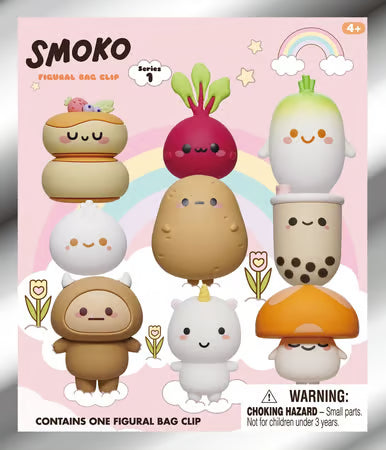 Smoko - Assortiment en blind bag de figurines de sac de collection en mousse (Série 1) (24 pcs)