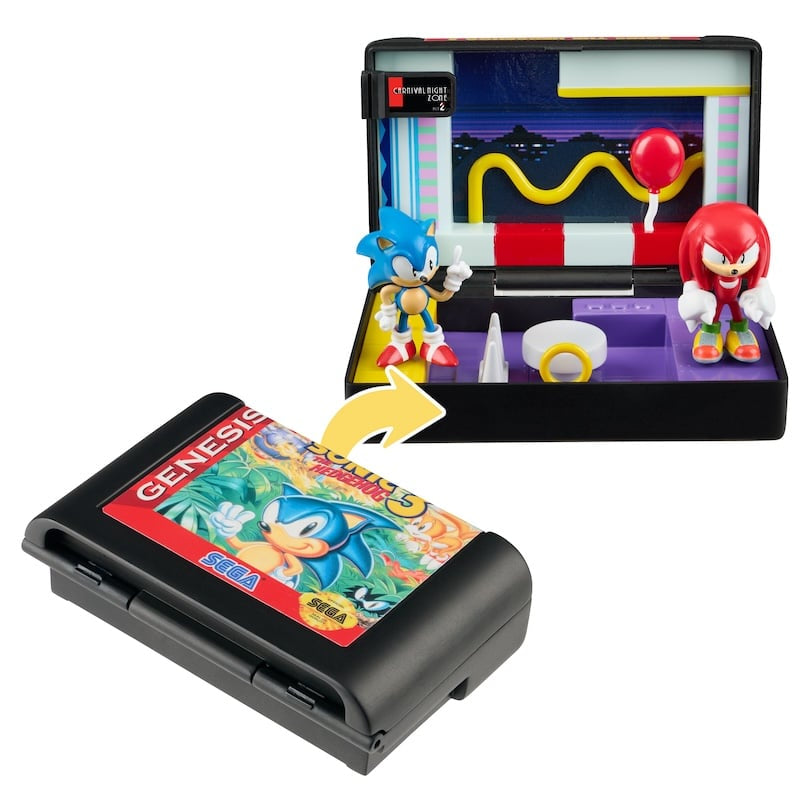 Console Heroes - Mega Drive - Sonic the Hedgehog 3 (Carnival Night Zone) Diorama 7cm