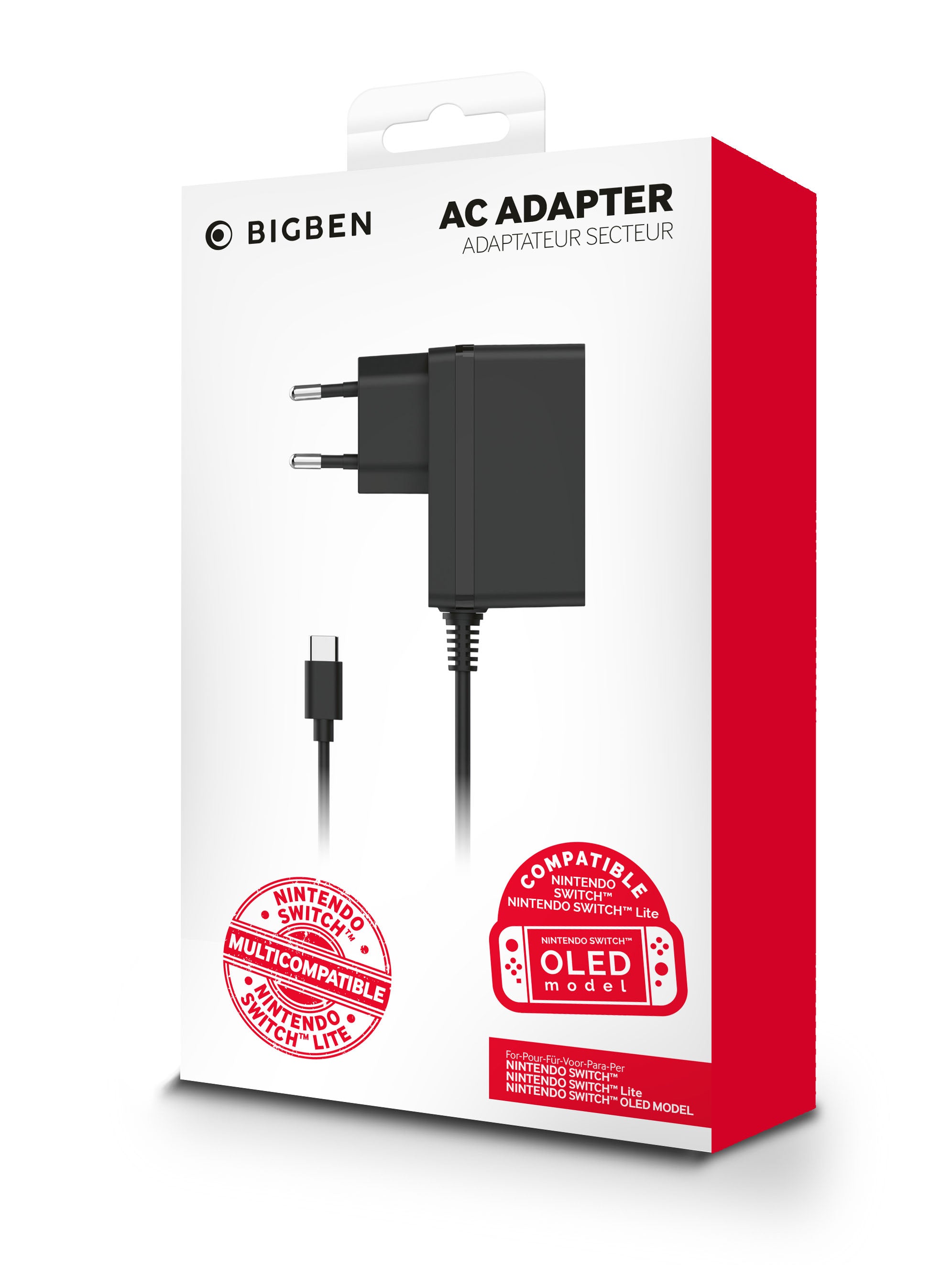 BigBen - Adaptateur secteur V2 pour Switch
