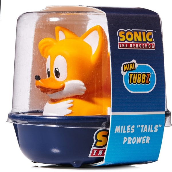 Numskull - Mini TUBBZ Canard de bain - Sonic le Hérisson - Tails (Édition baignoire) - flash vidéo