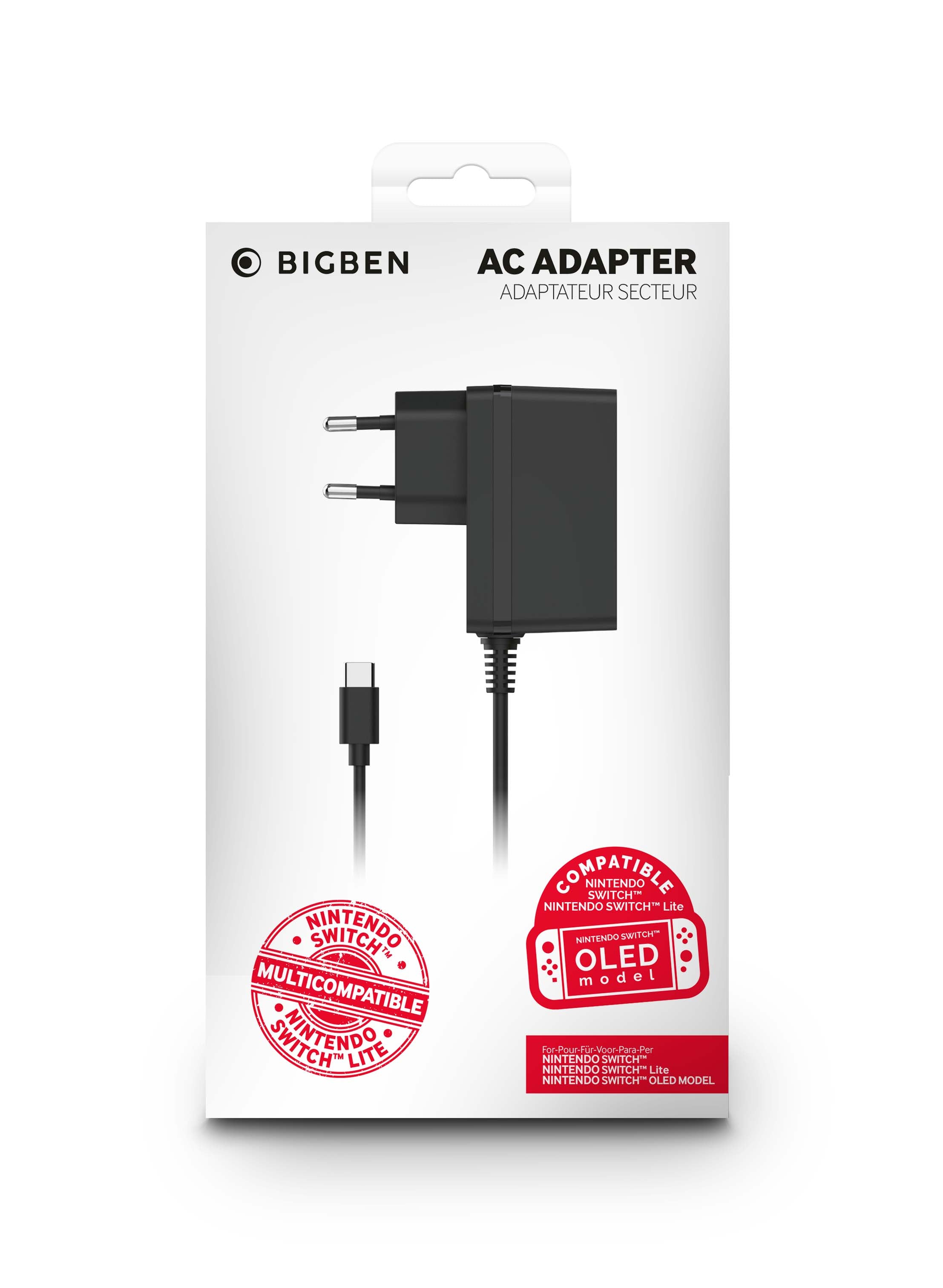 BigBen - Adaptateur secteur V2 pour Switch