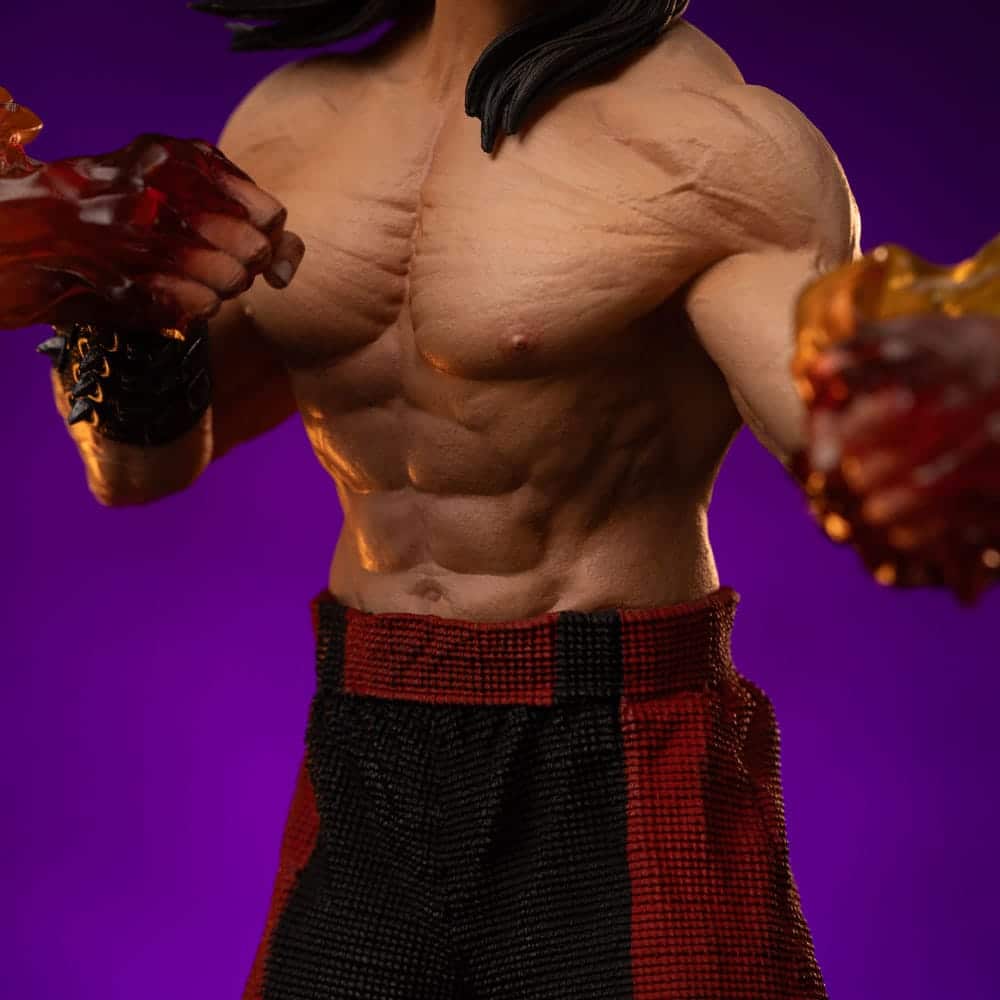 Iron Studios - Art Scale 1/10 - Mortal Kombat - Liu Kang Statue 23cm - flash vidéo