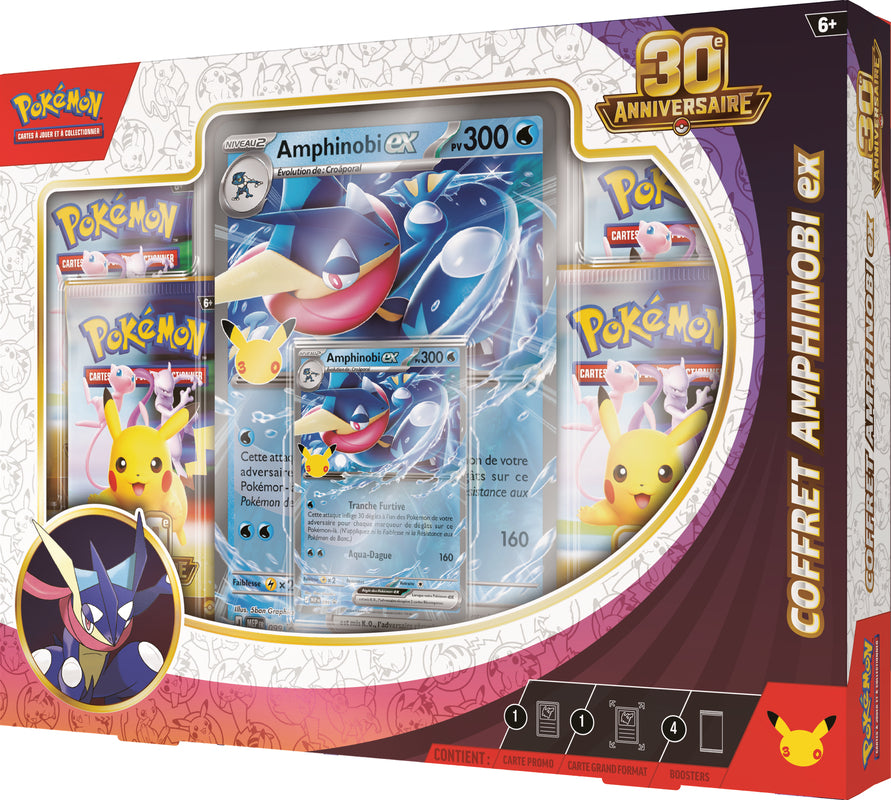 Pokémon JCC : Coffret 30e Anniversaire - Amphinobi-ex