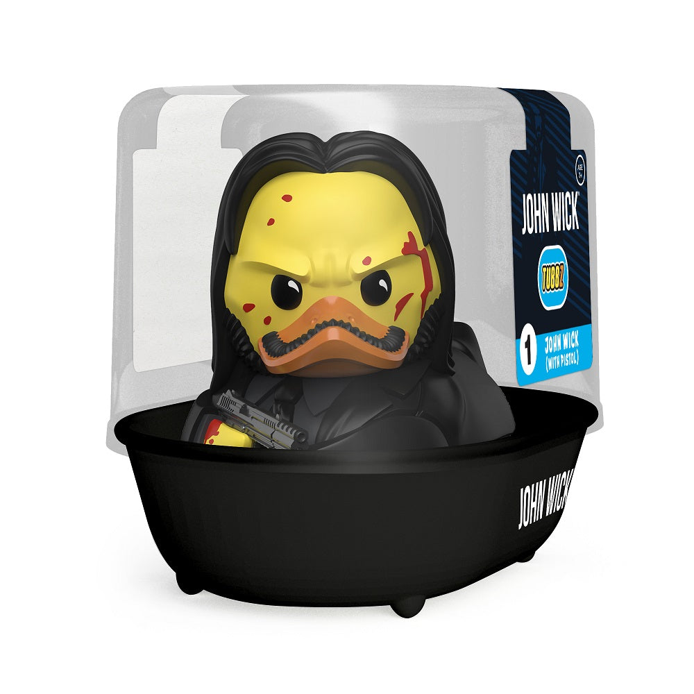 Numskull - TUBBZ Canard de bain - John Wick - John Wick "Pistolet" (Première Édition) - 9cm - flash vidéo