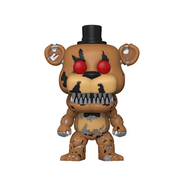 Funko Pop! & Tee: Five Nights at Freddy's - Nightmare Freddy (Glow in the Dark) - XL - flash vidéo