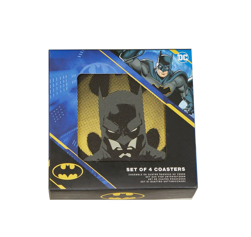 DC Comics - Lot de 4 sous-verres en céramique Gotham City