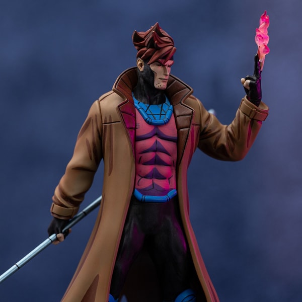 Iron Studios - Art Scale 1/10 - Marvel - X-Men ’97 - Gambit Statue 23cm - flash vidéo