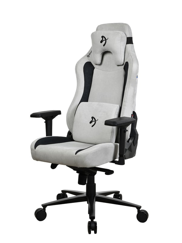 Arozzi Vernazza XL - Chaise Gaming SuperSoft - Gris Clair - flash vidéo