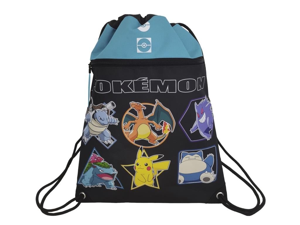 Pokémon - Sac à dos à cordons "Pokémon Team" - flash vidéo