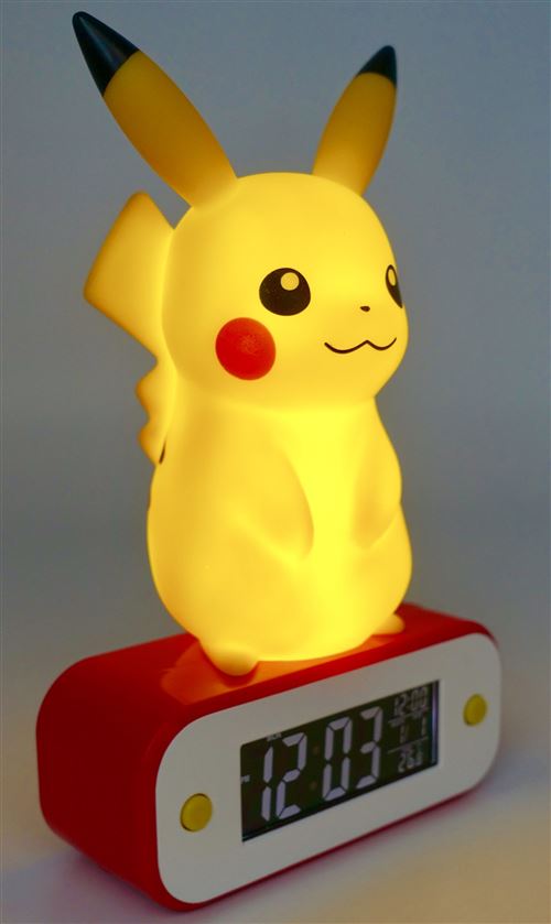Pokémon - Réveil et Lampe Pikachu