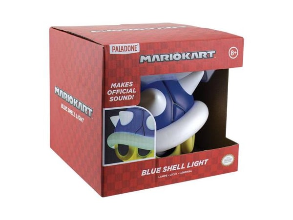 Nintendo - Mario Kart - Lampe Carapace Bleue avec Son - flash vidéo
