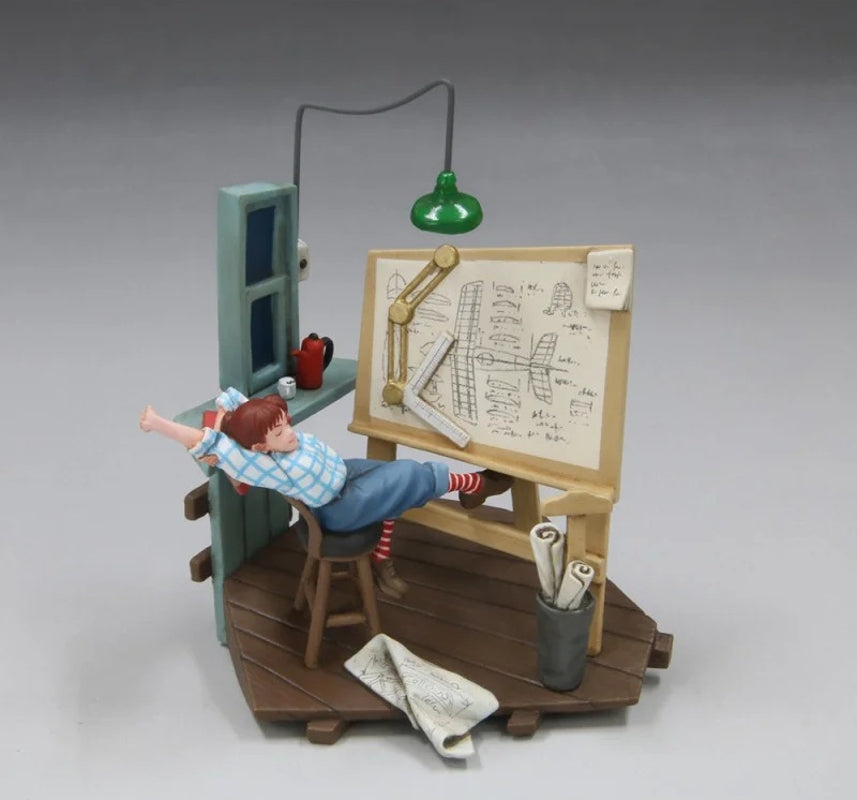 Ghibli - Porco Rosso - Maquette à peindre de Fio qui s'étire au 1/48