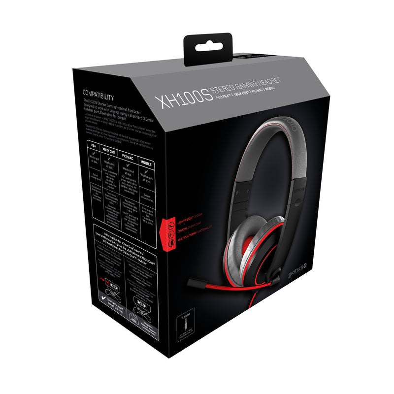 Gioteck - Casque de jeu stéréo XH100S pour PS5, PS4, Xbox Series, Xbox One, PC, Mac et Mobile