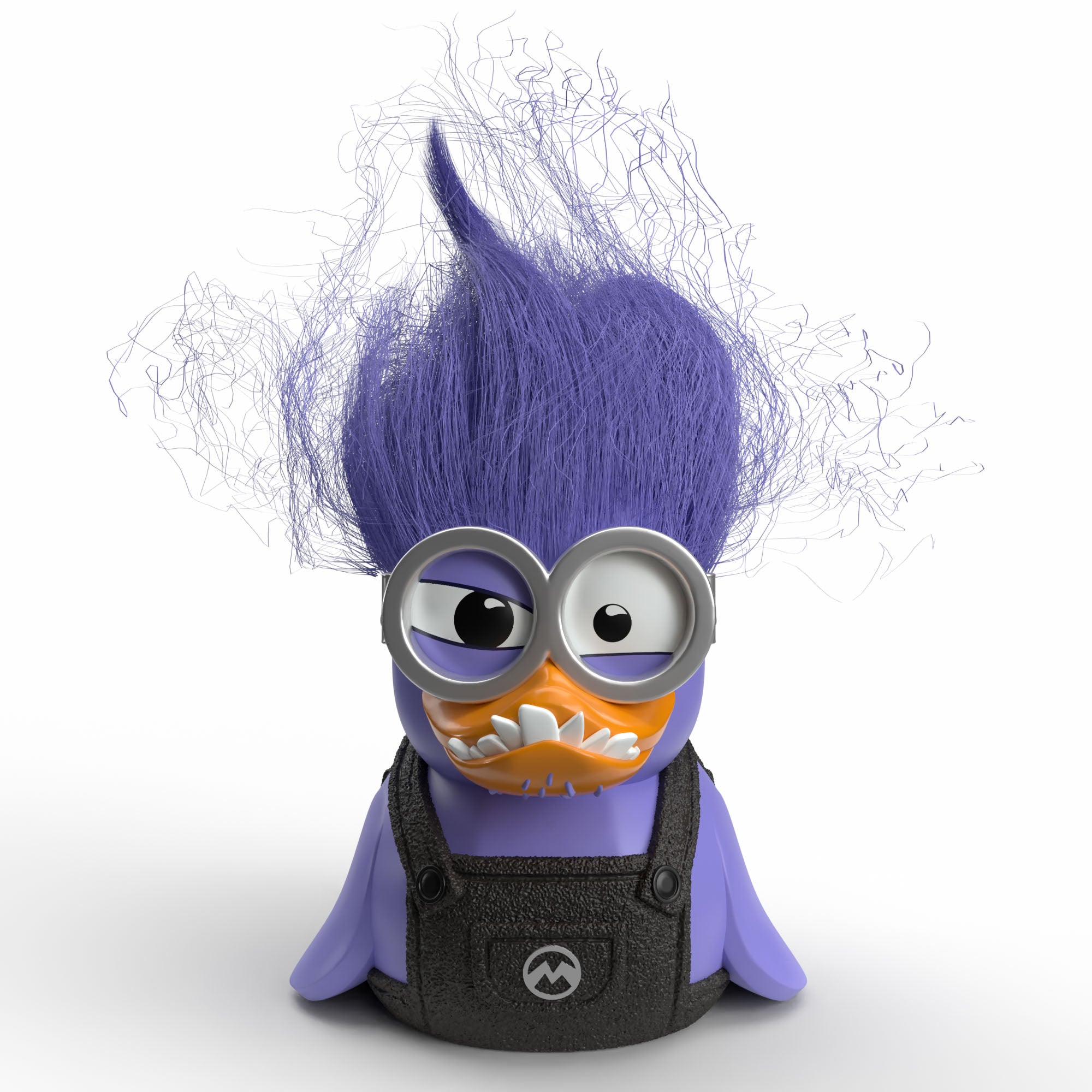 Numskull - Best of TUBBZ Boîte Canard de bain - Minions - Minion Mauve "Méchant" - 9cm